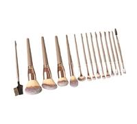 SROUPSUTKK 15-Piece Professional Makeup Brush Set For Flawless Face And Eye Application Perfect For Eyeliner, Eyeshadow, Foundation Makeup Tools(A1)