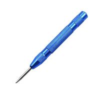 SROUPSUTKK 1PC 5 Inch Automatic Center Punch - inch Heavy Duty Steel Spring Loaded Tool for Metal, Wood, Glass, Plastic drill bit(Blu)