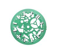 SROUPSUTKK 29.8mm Watch Dial for NH38 NH70 Movement Green Luminous Wristwatch Faces Modified Accessories Blue White Black
