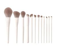 SROUPSUTKK 5/7/10/12pcs Professional Makeup Brushes Tools Set White Eyeshadow Eyeliner Foundation Brush Women Facial Beauty Cosmetic Tool Makeup Tools(12pcs)