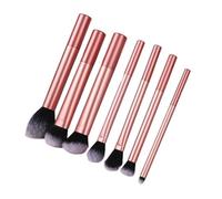 SROUPSUTKK 6/7/8/12Pcs Pro Makeup Brush Set Eyeshadow Blush Loose Powder Concealer Beauty Travel Premium Synthetic Hair Makeup Tools(7Pcs Rose Gold)