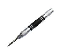 SROUPSUTKK Auto Center Puncher Hole Marker Wood Metal Steel Spring Load Fit For Kerner Drill Locator Heavy Duty Punch Carpentry Automatic Hand Tool drill bit(Center Punch 1pc)