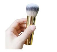 SROUPSUTKK Bamboo Foundation Brush Dense Soft Synthetic Hair Makeup For Bronzer And Blush Makeup Tools(Gold)