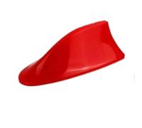 SROUPSUTKK Car Antennas Shark Fin Antenna Auto Radio Signal Aerials Roof Antennas Universal Fit For Kia Nissan Toyota Hyundai BMW Car Styling Car shark fin(Rosso)