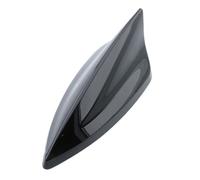 SROUPSUTKK Fit For Renault Kadjar Megane 1 2 3 4 I II III Universal 5D Shark Fin Antenna Auto Car Radio Aerials FM AM Stronger Signal Piano Paint Car shark fin(Black)