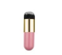 SROUPSUTKK Foundation Brush Blush Large Small Fat Pier Make-Up Professional No Residue Cosmetic Makeup Tools(Pink and gold)