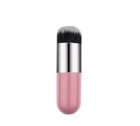SROUPSUTKK Foundation Brush Blush Large Small Fat Pier Make-Up Professional No Residue Cosmetic Makeup Tools(Pink and silver)