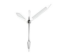 SROUPSUTKK Polished Silver Gold Watch Hands C3 Green Blue Bright Luminous Clock Hand Fit For Seiko Nh35 Nh36 Movement Mods