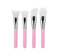 SROUPSUTKK Silicone Face Mash Brushes 4pcs Makeup Kit Gel Cosmetic Facial Skin Care Beauty Tools Makeup Tools(Roze)