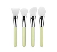 SROUPSUTKK Silicone Face Mash Brushes 4pcs Makeup Kit Gel Cosmetic Facial Skin Care Beauty Tools Makeup Tools(Yellow)