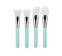 SROUPSUTKK Silicone Face Mash Brushes 4pcs Makeup Kit Gel Cosmetic Facial Skin Care Beauty Tools Makeup Tools(Blu)