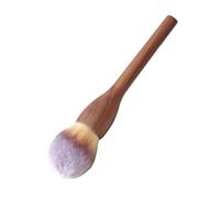 SROUPSUTKK Vintage Wood Handle Makeup Brush Super Soft Walnut Loose Powder Blush Foundation Contour Makeup Tools(Dispersion paint 2)