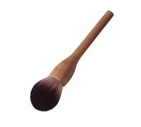 SROUPSUTKK Vintage Wood Handle Makeup Brush Super Soft Walnut Loose Powder Blush Foundation Contour Makeup Tools(Dispersion paint 1)