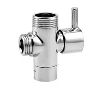 SROUPSUTKK Water Separator Function Switch Adapter Control G3/4"G1/2" 3 Way Connector ShowerDiverter Brass Valve For Toilet Bidet Shower Válvula angular para baño.(SecitonC)