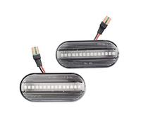 SRQORT 2pieces For VW For Bora For Golf 3 4 For Passat 3BG Dynamic Side Marker Turn Signal Light For Polo SB6 For SEAT For Ibiza For Leon For Skoda For Side Indicators(Dynamic Crystal Type)