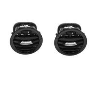 SRQORT Air Conditioning Vent For Opel ADAM For CORSA D MK3 For Vauxhall 13417363 2201099 13365420 A/C Air Vent Cover Outlet Grille Black/Chrome Fits Center Console Vents(2PCs Chrome)