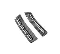 SRQORT Air Vent Nozzle 2Pcs Carbon Fiber Upper Air Outlet Vent Cover Trim ABS For Hyundai For Santa Fe 2019-2022 AC Air Conditioner