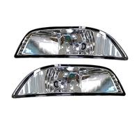 SRQORT Auxiliary Lights 2pcs/Pair Car Front Fog Lights Assembly For Mitsubishi For Lancer Ex 2007-2009 Car Front Bumper Grille Driving With Bulb