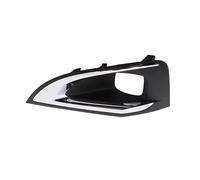 SRQORT Auxiliary Lights 9817136777 For Peugeot 3008 P84 2016 2017 2018 2019 Front Bumper Fog Light Cover Grille Fog Lamp Grilles Trim Foglight Frame(Left)
