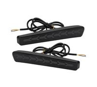 SRQORT Brake Stop Light 12V Tail Brake Light Rear Bumper LED Turn Signal Lamp Flowing Water US Version For Toyota For Corolla Sedan 2020-2023 Taillight(1pair Black Cover)