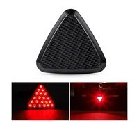 SRQORT Brake Stop Light Universal Car Style Triangle Rear Stop Light Tail Third Brake Lamp 12V RED For Pickups Suvs Trucks Trailers Motorcycles Cars(1pc brake light)