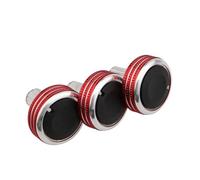 SRQORT Car Accessories Car Heat Control Knob for Old for Fit 2002-2010 AC Knobs A/C Air Conditioning Interior(Red)