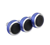SRQORT Car Accessories Car Heat Control Knob for Old for Fit 2002-2010 AC Knobs A/C Air Conditioning Interior(Blue)