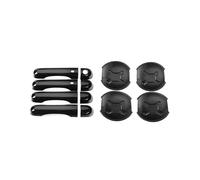 SRQORT Car Accessories for Jeep for Renegade 2016-2022 Car Side Door Handle Cover Bowl Decoration Exterior Accessories Interior(Black A)