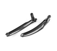 SRQORT Car Interior Door Inner Handle 1 Pair Carbon Fiber Car Inner Door Handle Holder Auto Interior Right Accessories for BMW E70 X5 E71 X6