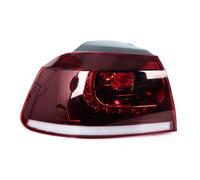 SRQORT Car Rear Tail Light LED Tail Light For VW For Golf 6 For GTD For GTI R20 2008-2013 Rear Bumper Lamp Wthout Rhythm Reverse Brake Light Car Accessorie(Outside Left)