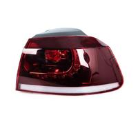 SRQORT Car Rear Tail Light LED Tail Light For VW For Golf 6 For GTD For GTI R20 2008-2013 Rear Bumper Lamp Wthout Rhythm Reverse Brake Light Car Accessorie(Outside Right)
