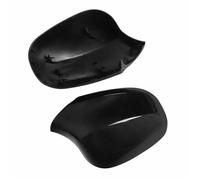 SRQORT Car Rear View Mirror Cap 2Pcs Left + Right Rearview Mirror Case Cap 51167205291 Fit For BMW E90 E91 E92 E93 LCI 2009 2010 2011 Black Carbon Pattern ABS Rearview Mirror Cover(Black)