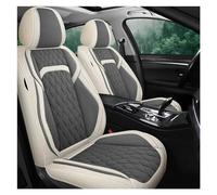 SRQORT Car Seat Covers For Renegade For Grand For Cherokee Wk2 Wj 1999-2014 For Compass 2007 For Patriot Car Seat Protectors Car Seat Covers(Beige Grey)