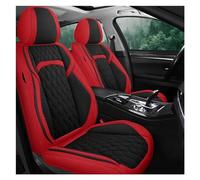 SRQORT Car Seat Covers For Renegade For Grand For Cherokee Wk2 Wj 1999-2014 For Compass 2007 For Patriot Car Seat Protectors Car Seat Covers(Black Red 4pcs)