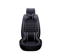 SRQORT Car Seat Covers For Toyota All Model For Camry 40 For Rav4 For Avensis T27 For Yaris For Prado 120 Car Seat Protectors Car Seat Covers(Luxury black white)