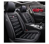 SRQORT Car Seat Covers Leather Car Seat Cover For A4 B8 B6 B7 For Avant A3 8P A5 For Sportback Q2 Q3 A7 Q7 4L 100 C4 A6 4F C7 C5 Auto Interior Car Seat Cover Sets(Black White)