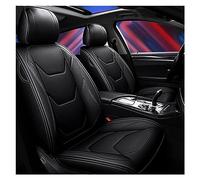 SRQORT Car Seat Covers Leather Car Seat Covers For Chevy For Captiva For Aveo For Cruze For Epica For Lacetti For Sonic For Spark For Equinox Universal Interior Car Seat Cover Sets(Black)