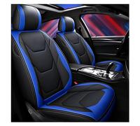 SRQORT Car Seat Covers Leather Car Seat Covers For Chevy For Captiva For Aveo For Cruze For Epica For Lacetti For Sonic For Spark For Equinox Universal Interior Car Seat Cover Sets(Blue)
