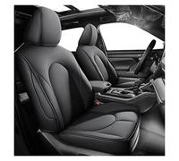 SRQORT Cars Seat Covers 5 Seats Custom Car Model Seat Covers For Toyota For Highlander 2020 2021 2022 Faux Leather Waterproof Protective Cushion(Black)