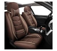 SRQORT Cars Seat Covers 5 Seats Leather Car Seat Covers For Jaguar For F-pace Xf Xjl Xfl Xe Xj6 Xk All Models(Coffee,Luxury)