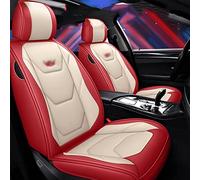 SRQORT Cars Seat Covers Car Seat Covers For Lexus Es Is-c Is Ls Rx Nx Gs Ct Gx Lx570 Rx350 Lx Rc Rx300 Lx470 Car Seat Cushion Cover All Models(Red Beige)