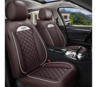 SRQORT Cars Seat Covers Car Seat Covers For Vw For Touran For Variant For Magotan For Jetta For Passat For Polo For Golf For Touareg Leather Interior 1set(Coffee)