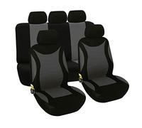 SRQORT Cars Seat Covers Car Seat Covers For Women Men For Civic For Accord For Crv For Grosstour For Pilot Covers For Cars(Red-Brown-Panel)