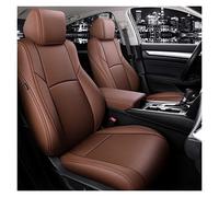 SRQORT Cars Seat Covers Custom Fit For Fit For Accord For Civil For Crv Specific Car Seat Covers Full Set Middle Perforated Genuine Leather(Coffee,Gasoline)