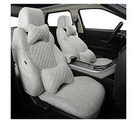 SRQORT Cars Seat Covers Custom Leather Full Coverage Car Seat Covers For Fiat 500 For Punto For Palio For Freemont For Viaggio For Ottimo For Bravo For Linea(Beige,Luxury)