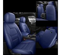 SRQORT Cars Seat Covers Faux Leather Car Seat Covers Custom For Jeep For Wrangler III For Unlimited JK 2006 2007 2008 2009 2010 2011 2012 2013 2014 2015 2016(Blue)