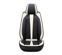 SRQORT Cars Seat Covers For Mazda 3 Bk 6 Gg Cx5 Cx3 Cx7 6 Gj Cx30 2 Mx-5 Cx9 For Demio 323 Full Set Leather Car Seat Covers(Black white)