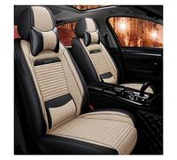 SRQORT Cars Seat Covers For Vw For Passat B5 B6 B7 Flax Car Seat Covers For Polo 4 5 6 7 For Golf For Tiguan For Jetta For Touareg(Beige,Luxury)