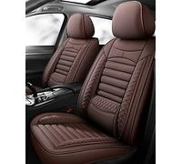 SRQORT Cars Seat Covers For VW For Passat B8 B5 B6 B7 CC For Golf For Tiguan Car Seat Covers 1set(Coffee)