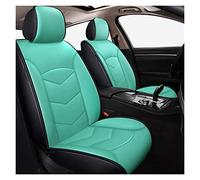 SRQORT Cars Seat Covers For Vw For Polo 9n For Touareg 2005 Leather Car Seat Covers For Amarok For Caddy For Passat For Tiguan For Golf For Phaeton For (GREEN)
